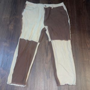 Colorblock Mom Jeans